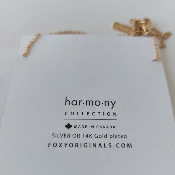 2/$30 FOXY GOLD DIAMOND NECKLACE - Picture 4 of 4